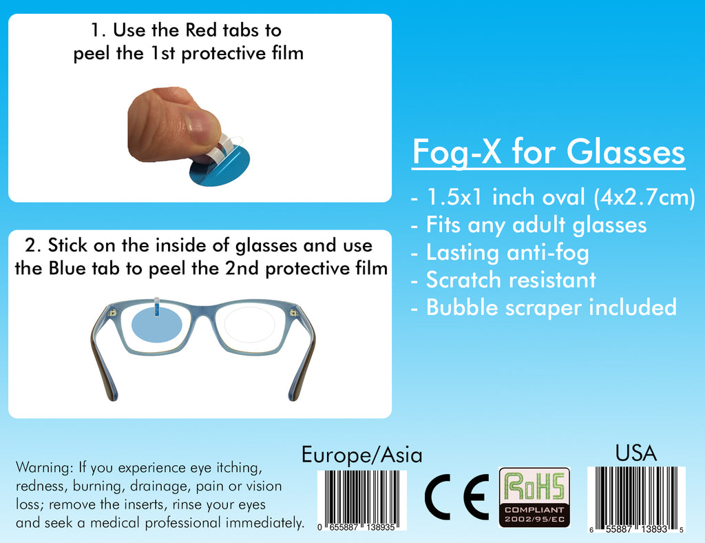Fog-X for Glasses